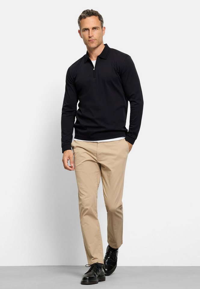 OLYMP Poloshirt OLYMP Casual Wirk, Polo langarm – Bild 3 von 5