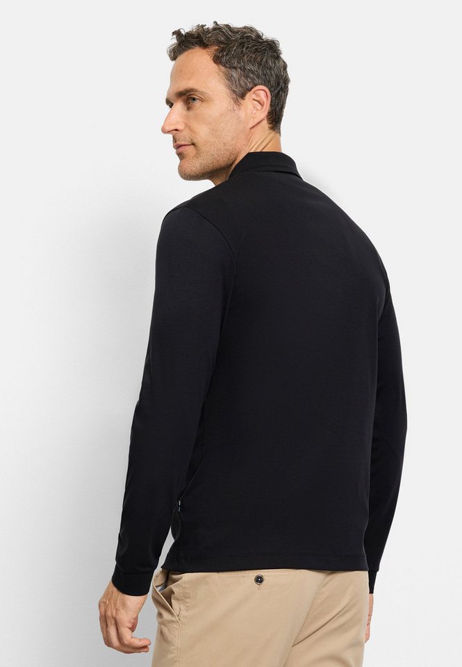 OLYMP Poloshirt OLYMP Casual Wirk, Polo langarm – Bild 4 von 5
