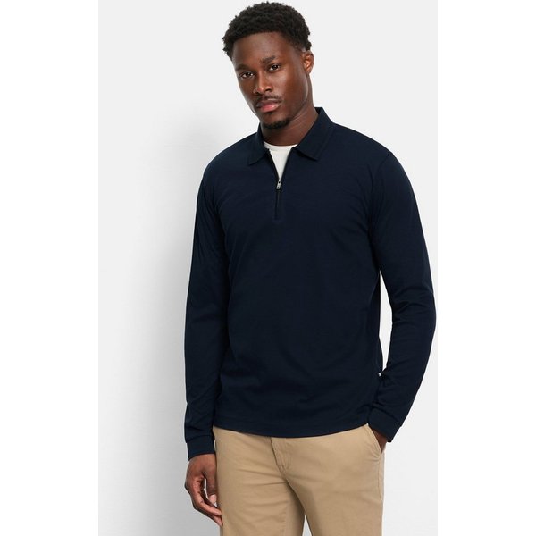 OLYMP Poloshirt OLYMP Casual Wirk, Polo langarm