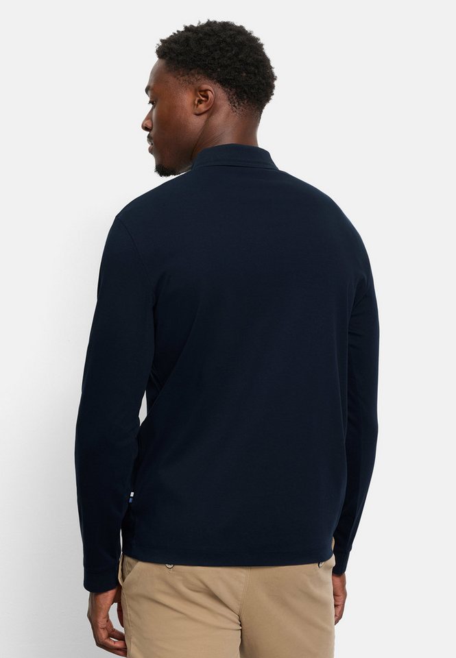 OLYMP Poloshirt OLYMP Casual Wirk, Polo langarm – Bild 4 von 5