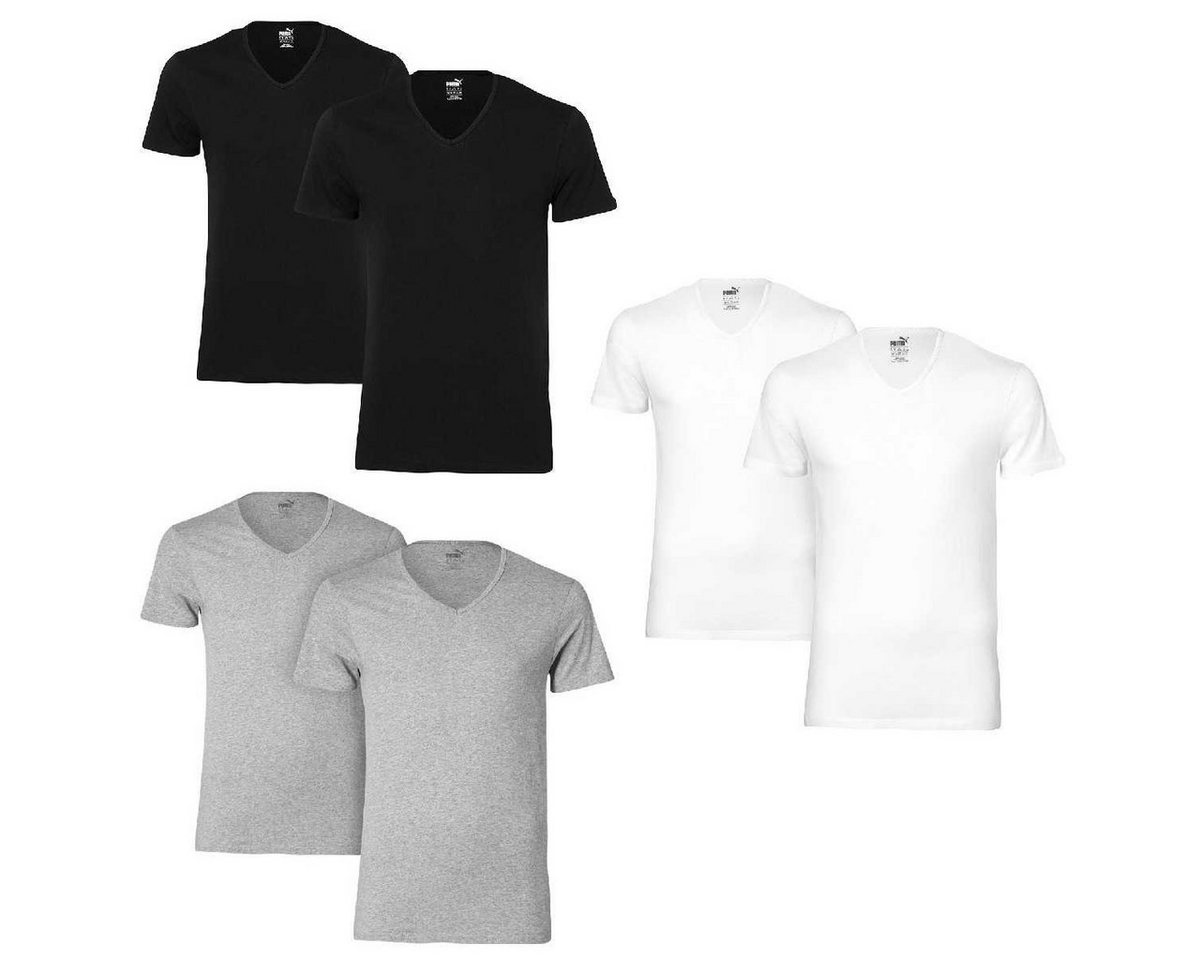 PUMA Poloshirt Puma V Neck Tee – Bild 2 von 2