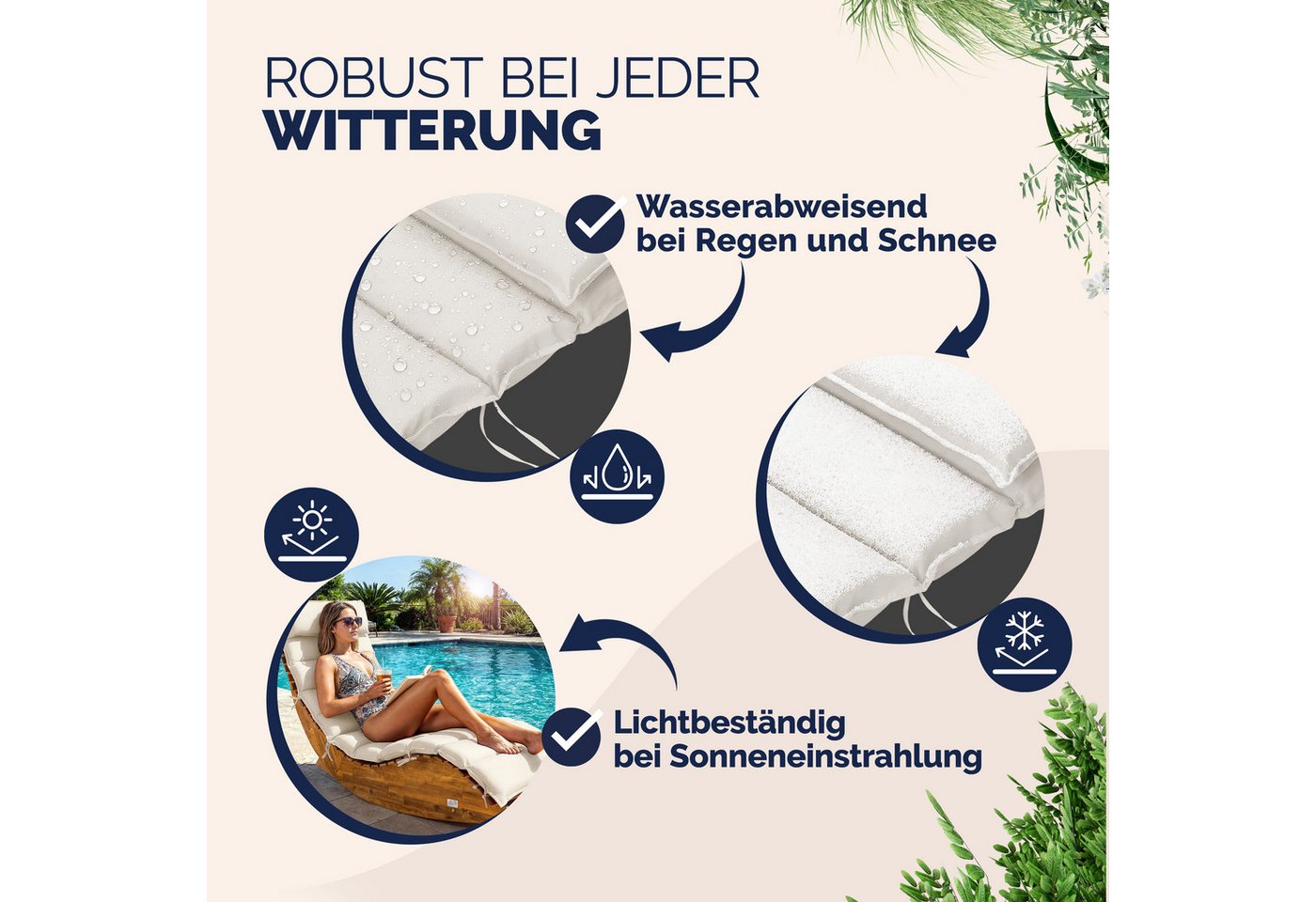 Detex Polsterauflage Detex, wasserabweisend – Bild 4 von 5