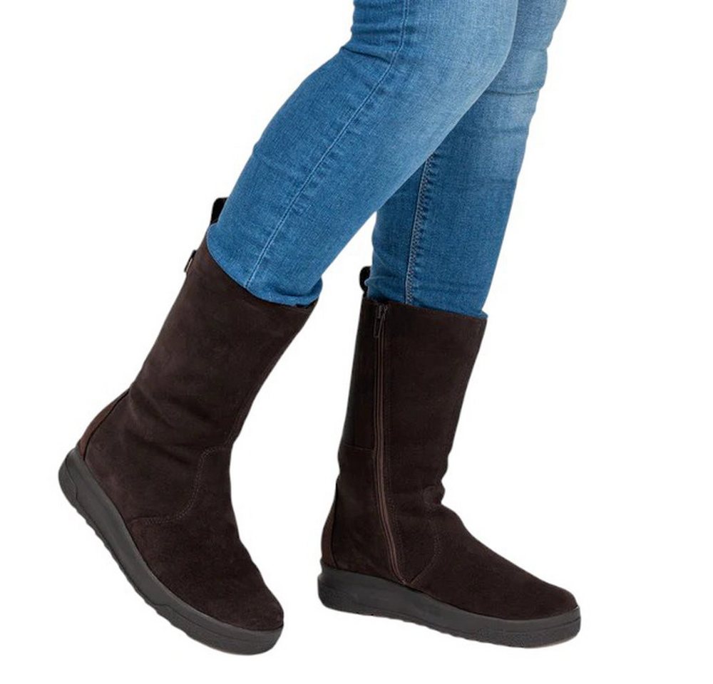 Pomar UTU GTX (Wildleder, wasserdicht, extrem warm, gefüttert) dunkelbraun Winterstiefel – Bild 2 von 5