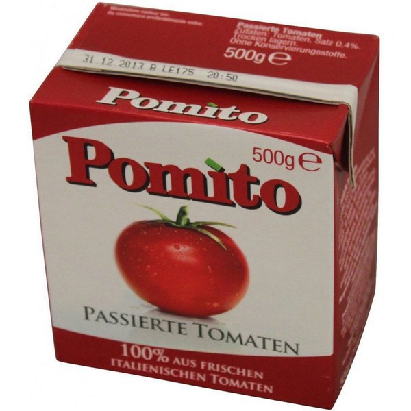 Pomito Saucen, Pomito Passierte Tomaten aus frischen Italienischen Tomaten 500g