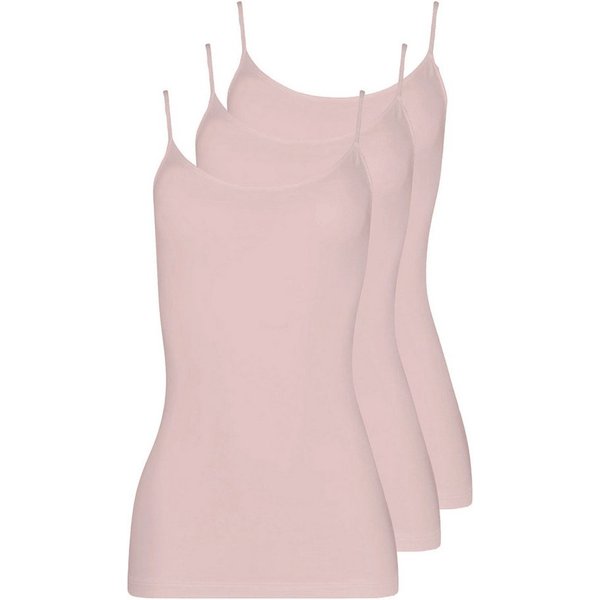 Pompadour Achseltop 3er Pack Damen Spaghettitop Intime (Packung, 3-St) -