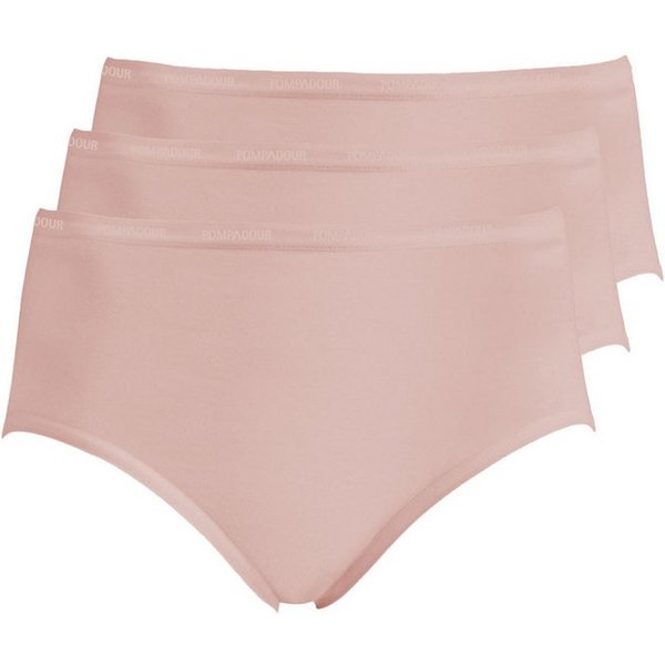 Pompadour Taillenslip 3er Pack Damen Taillenslip Intime (Packung, 3-St) Zwickel