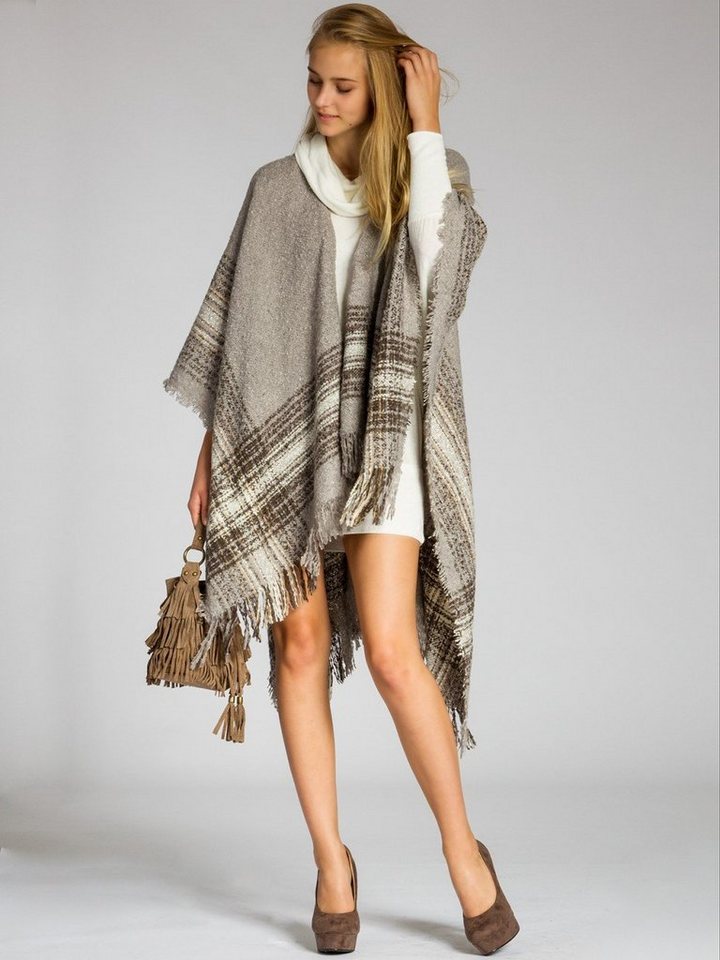 Caspar Poncho Caspar PON010 Damen Poncho – Bild 3 von 5