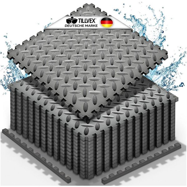 tillvex Pool-Bodenschutzfliese tillvex® Pool Bodenschutzmatte, Unterlegmatte für Pool & Planschbecke, Pool Bodenschutzmatte, Unterlegmatte für Pool & Planschbec