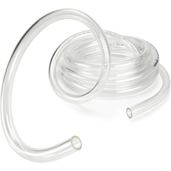 Poppstar Aquariumschlauch, 5m PVC Schlauch Transparent (ID/AD 5/8mm, max. 2 bar)