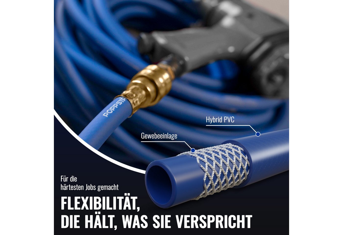 Poppstar Druckluftschlauch – Bild 3 von 5