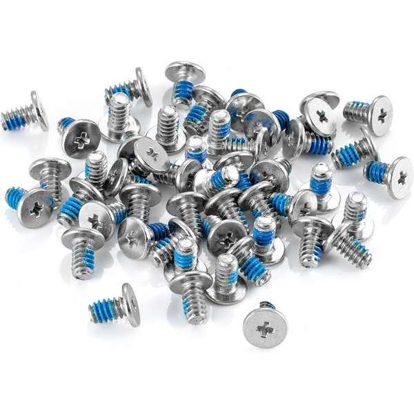 Poppstar Schrauben-Set Festplattenschrauben, (vernickelt), für 3,5 Zoll Festplatten, 6-32 x 6 mm, 50er PC Schrauben Set