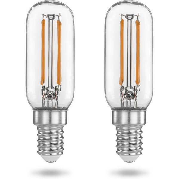 Poppstar Spezialleuchtmittel, E14, 2 St., Warmweiß, Poppstar 2x LED-Lampen für Dunstabzugshauben (E14 4W 2700K warmweiß)