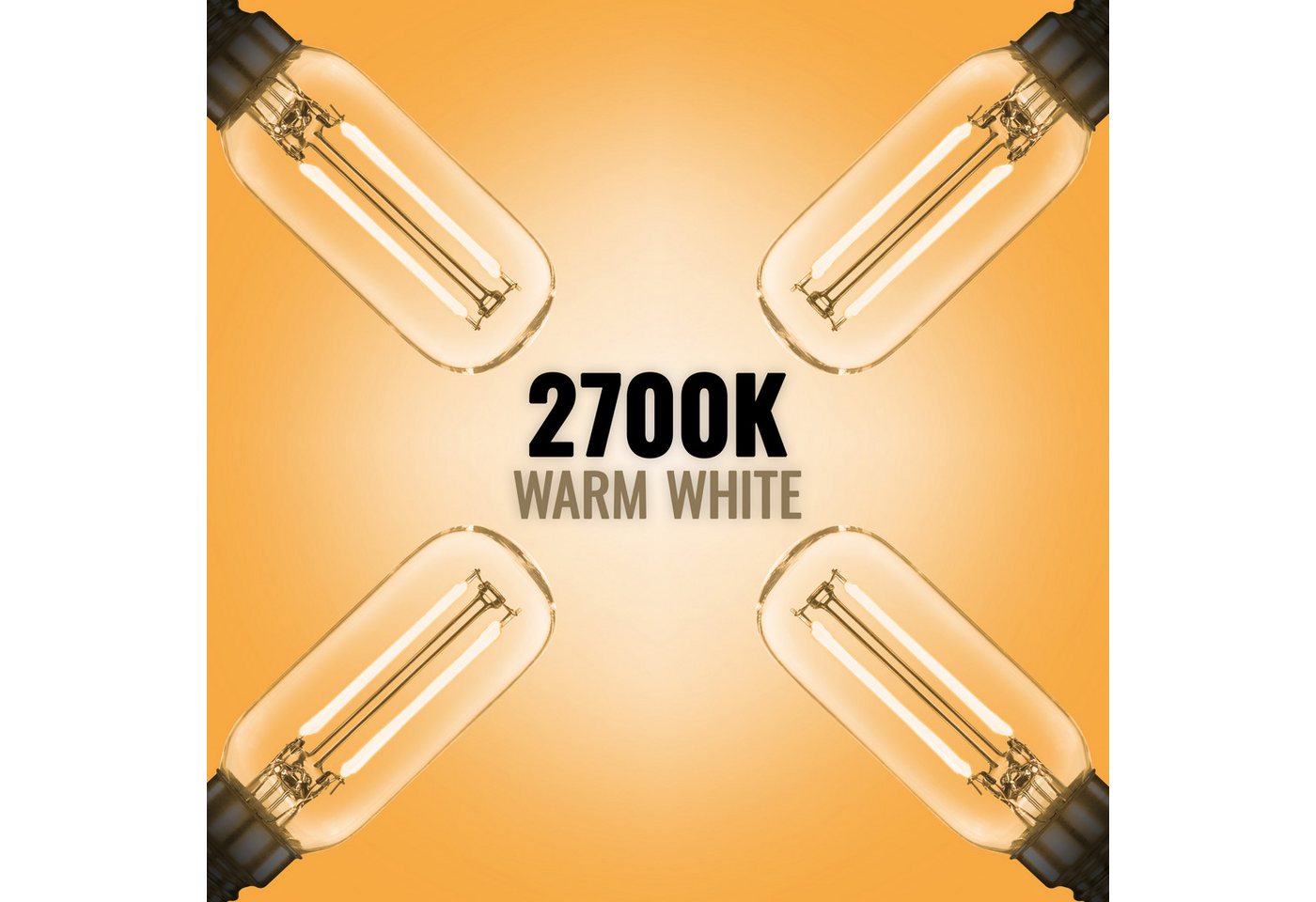 Poppstar Spezialleuchtmittel, E14, 2 St., Warmweiß, Poppstar 2x LED-Lampen für Dunstabzugshauben (E14 4W 2700K warmweiß) – Bild 3 von 5