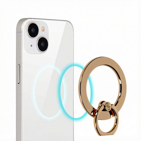 Selencia Popsockets Selencia Handyringe MagSafe - Gold, (1-tlg)