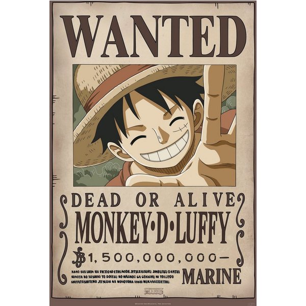 Poster One Piece - Poster - Wanted