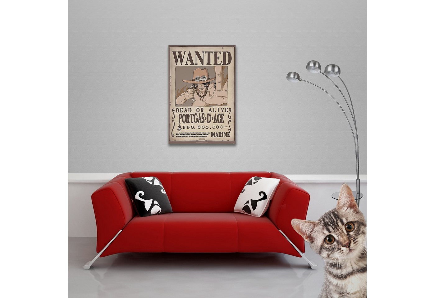Poster One Piece - Poster - Wanted Ace – Bild 2 von 4