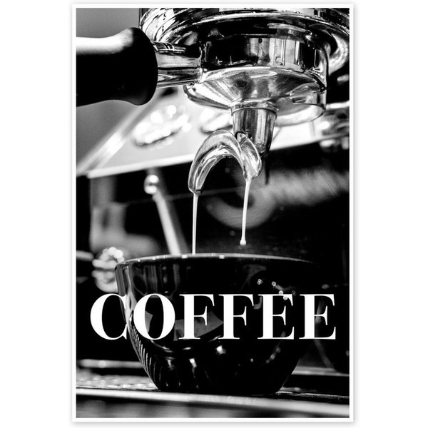 Posterlounge Wandbild Barrista Coffee, Pictufy Studio, erhältlich als Poster, Leinwandbild, Wandsticker oder Acrylglasbild