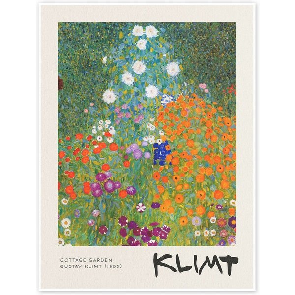 Posterlounge Wandbild Bauerngarten, 1905, Gustav Klimt, erhältlich als Poster, Leinwandbild, Wandsticker oder Acrylglasbild