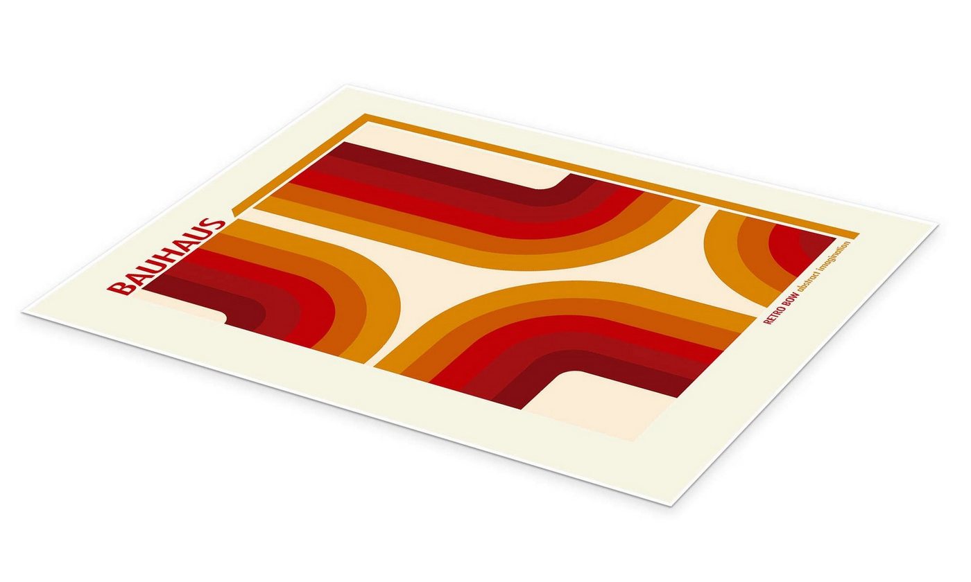 Posterlounge Wandbild Bauhaus - Retro Bow, Mandy Reinmuth, erhältlich als Poster, Leinwandbild, Wandsticker oder Acrylglasbild – Bild 2 von 5