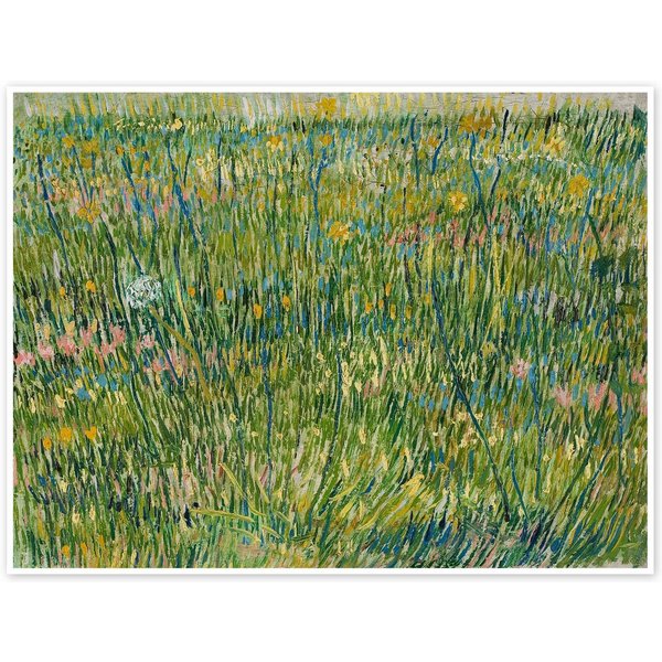 Posterlounge Wandbild Blühende Wiese, Vincent van Gogh, erhältlich als Poster, Leinwandbild, Wandsticker oder Acrylglasbild