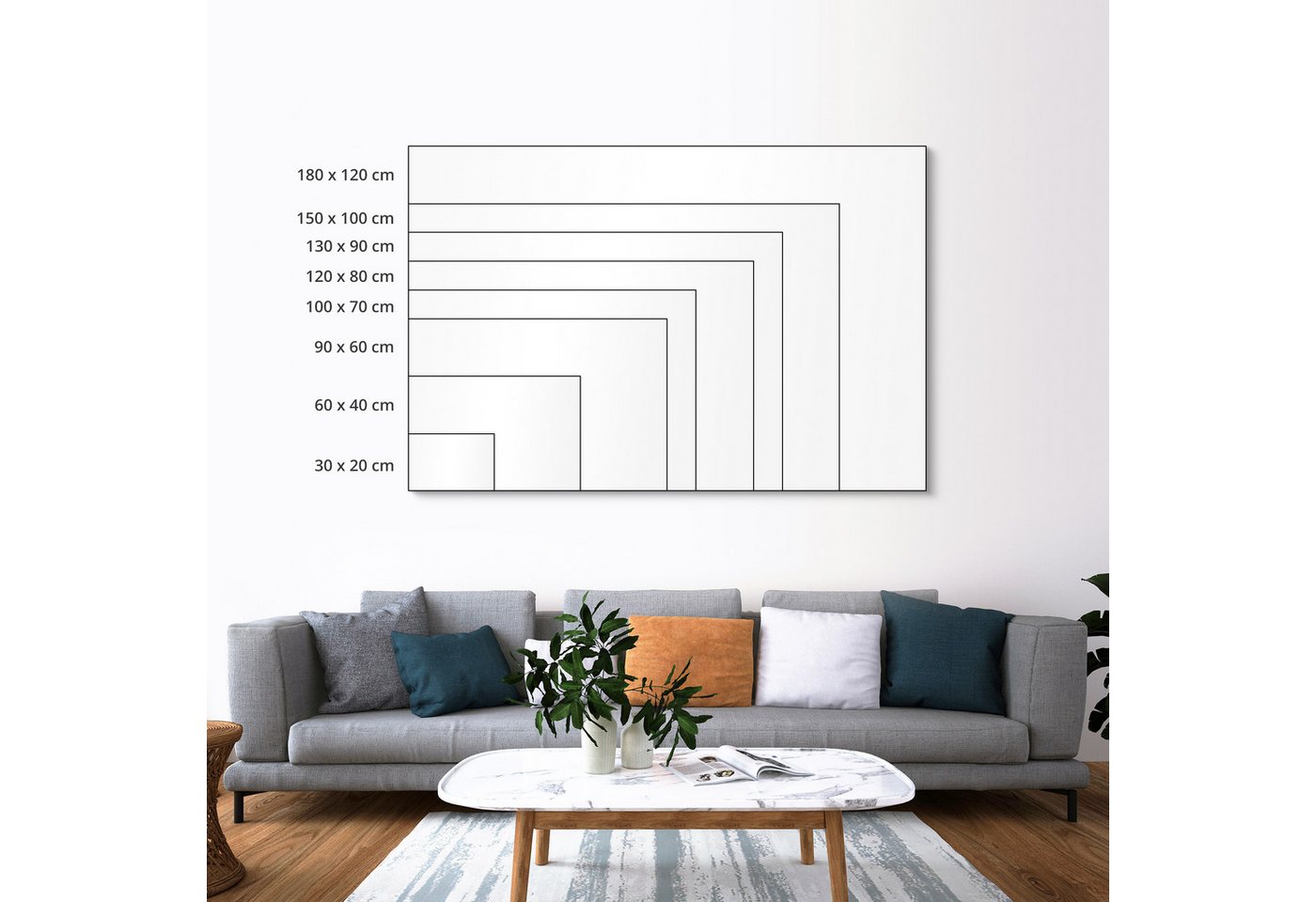 Posterlounge Wandbild Equal Area World Map, Länder der Welt, Equal Earth Projection, erhältlich als Poster, Leinwandbild, Wandsticker oder Acrylglasbild – Bild 4 von 5
