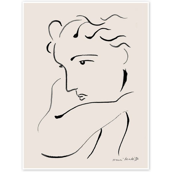 Posterlounge Wandbild Femme II, Henri Matisse, erhältlich als Poster, Leinwandbild, Wandsticker oder Acrylglasbild