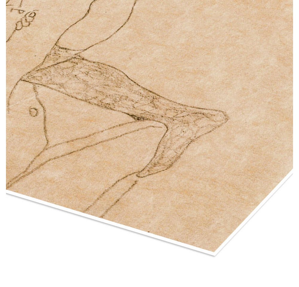 Posterlounge Wandbild Liebende, 1909, Egon Schiele, erhältlich als Poster, Leinwandbild, Wandsticker oder Acrylglasbild – Bild 3 von 5
