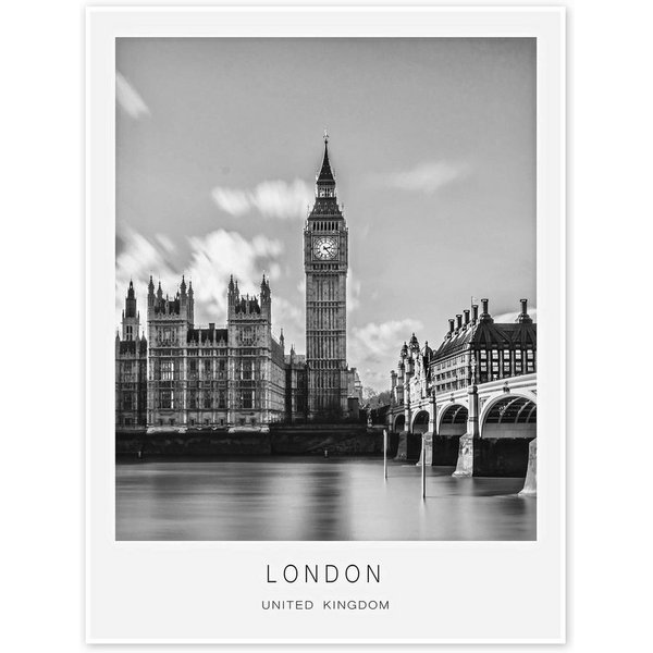 Posterlounge Wandbild London, Iconic Photo Collection, erhältlich als Poster, Leinwandbild, Wandsticker oder Acrylglasbild