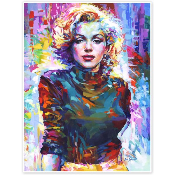 Posterlounge Wandbild Marilyn Monroe III, Leon Devenice, erhältlich als Poster, Leinwandbild, Wandsticker oder Acrylglasbild