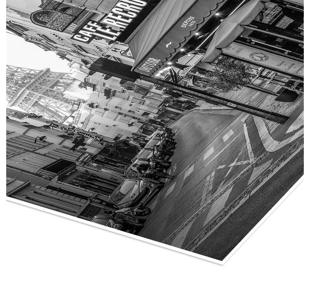Posterlounge Wandbild Paris monochrom, Jan Christopher Becke, erhältlich als Poster, Leinwandbild, Wandsticker oder Acrylglasbild – Bild 3 von 5
