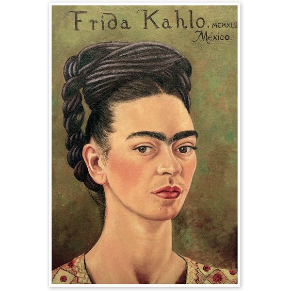 Posterlounge Wandbild Selbstbildnis MCMXLI, 1941, Frida Kahlo, erhältlich als Poster, Leinwandbild, Wandsticker oder Acrylglasbild