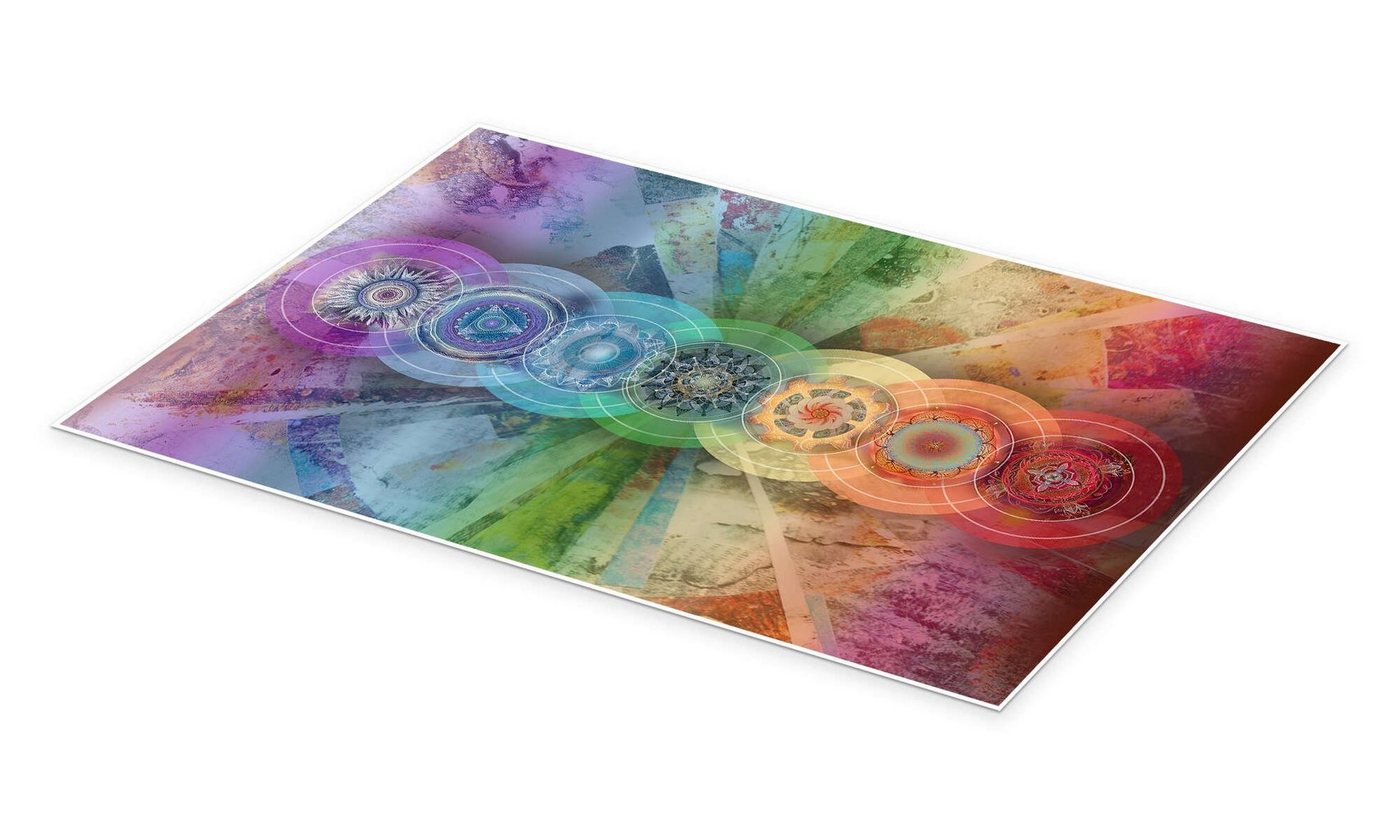 Posterlounge Wandbild Sieben Chakren, Brenda Erickson, erhältlich als Poster, Leinwandbild, Wandsticker oder Acrylglasbild – Bild 2 von 5