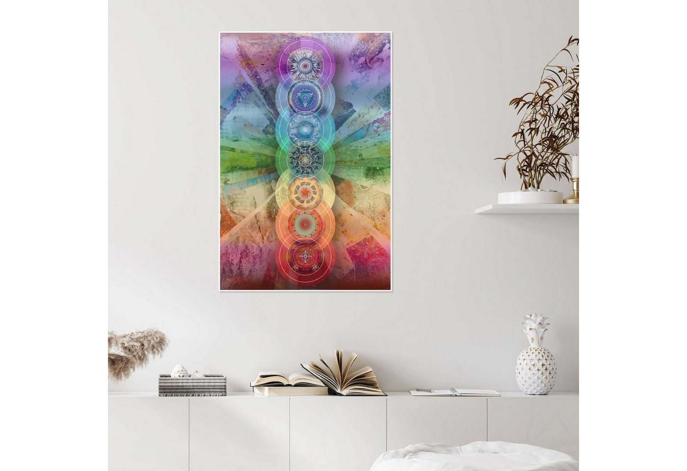 Posterlounge Wandbild Sieben Chakren, Brenda Erickson, erhältlich als Poster, Leinwandbild, Wandsticker oder Acrylglasbild – Bild 4 von 5