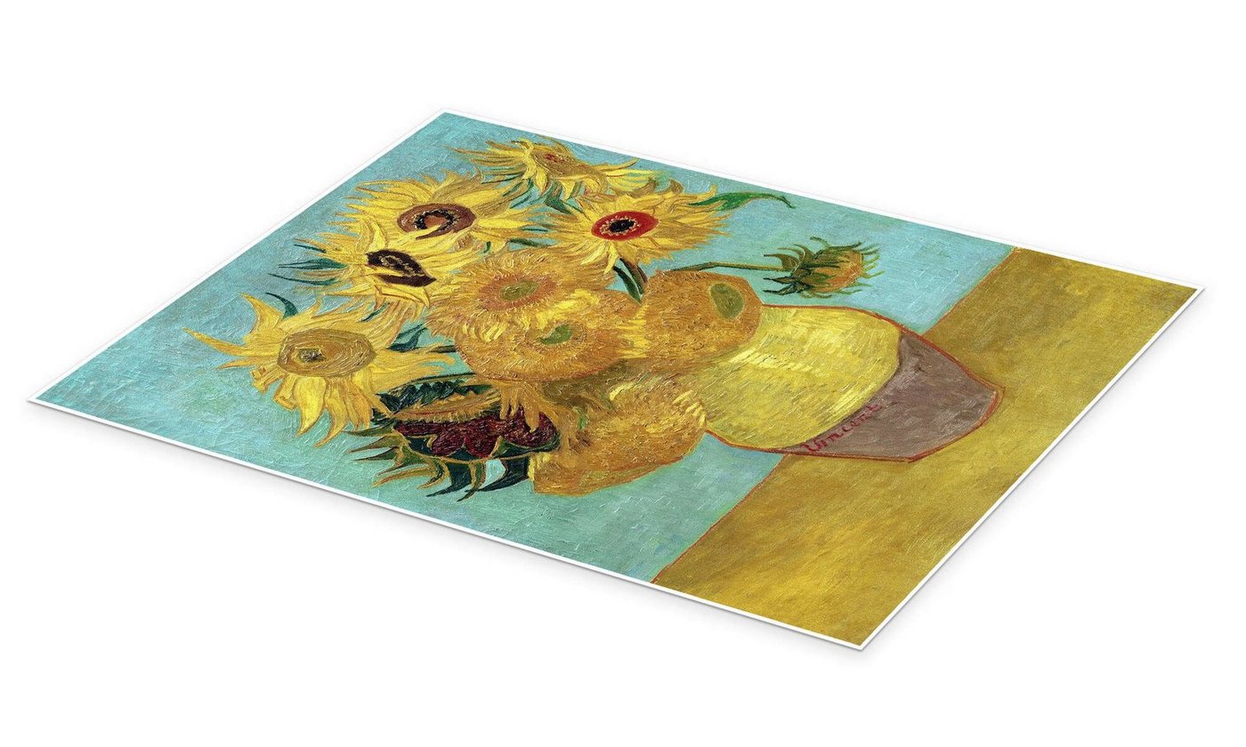Posterlounge Wandbild Sonnenblumen, Vincent van Gogh, erhältlich als Poster, Leinwandbild, Wandsticker oder Acrylglasbild – Bild 2 von 5