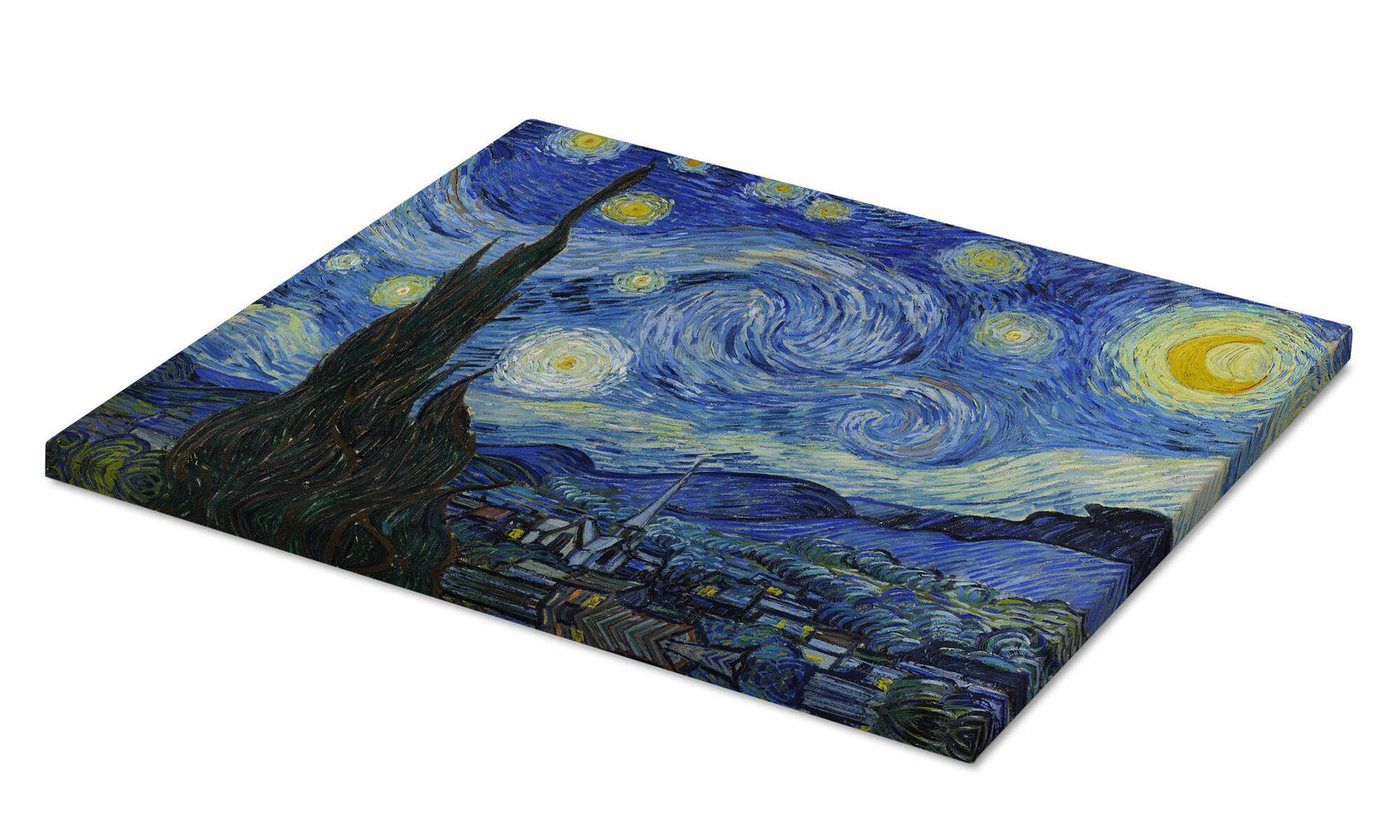 Posterlounge Wandbild Sternennacht, Vincent van Gogh, erhältlich als Poster, Leinwandbild, Wandsticker oder Acrylglasbild – Bild 2 von 5