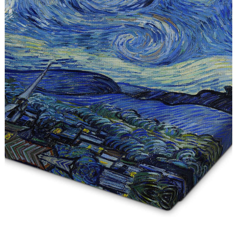 Posterlounge Wandbild Sternennacht, Vincent van Gogh, erhältlich als Poster, Leinwandbild, Wandsticker oder Acrylglasbild – Bild 3 von 5