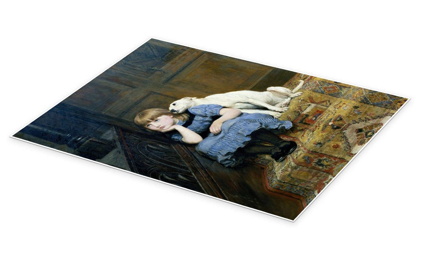 Posterlounge Wandbild Sympathie, Briton Riviere, erhältlich als Poster, Leinwandbild, Wandsticker oder Acrylglasbild – Bild 2 von 5