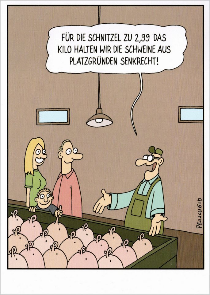 postkarten-universum.de Postkarte Cartoon-Postkarten-Komplettset Martin Perscheid – Bild 3 von 5
