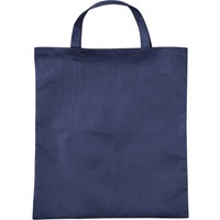 PP-Taschen, dunkelblau 38x42 cm mit zwei kurzen Henkeln