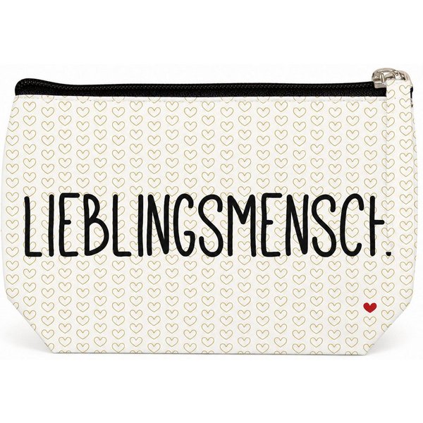 PPD Kosmetiktasche Kosmetiktasche 16 x 9,5 x 5 cm - Lieblingsmensch (1-tlg)