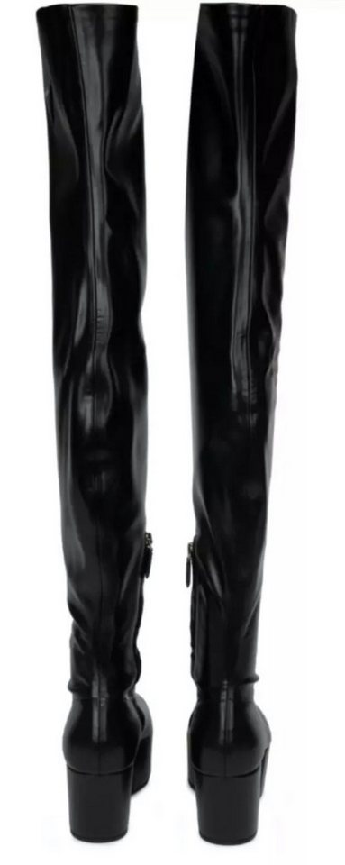 PRADA Over-the-knee Platform Boots Overkneestiefel Debütiert Runway, auffälligen Absatz, Plateausohle gesetzt – Bild 3 von 5