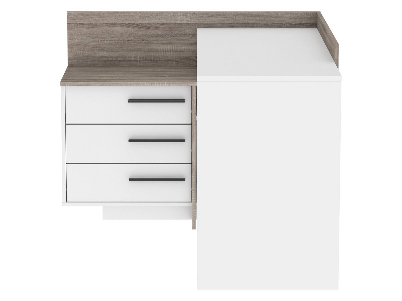PREISBRECHER Eckschreibtisch Thales, 128,8 x 83,2 x 105,7 cm (B/H/T) – Bild 5 von 5
