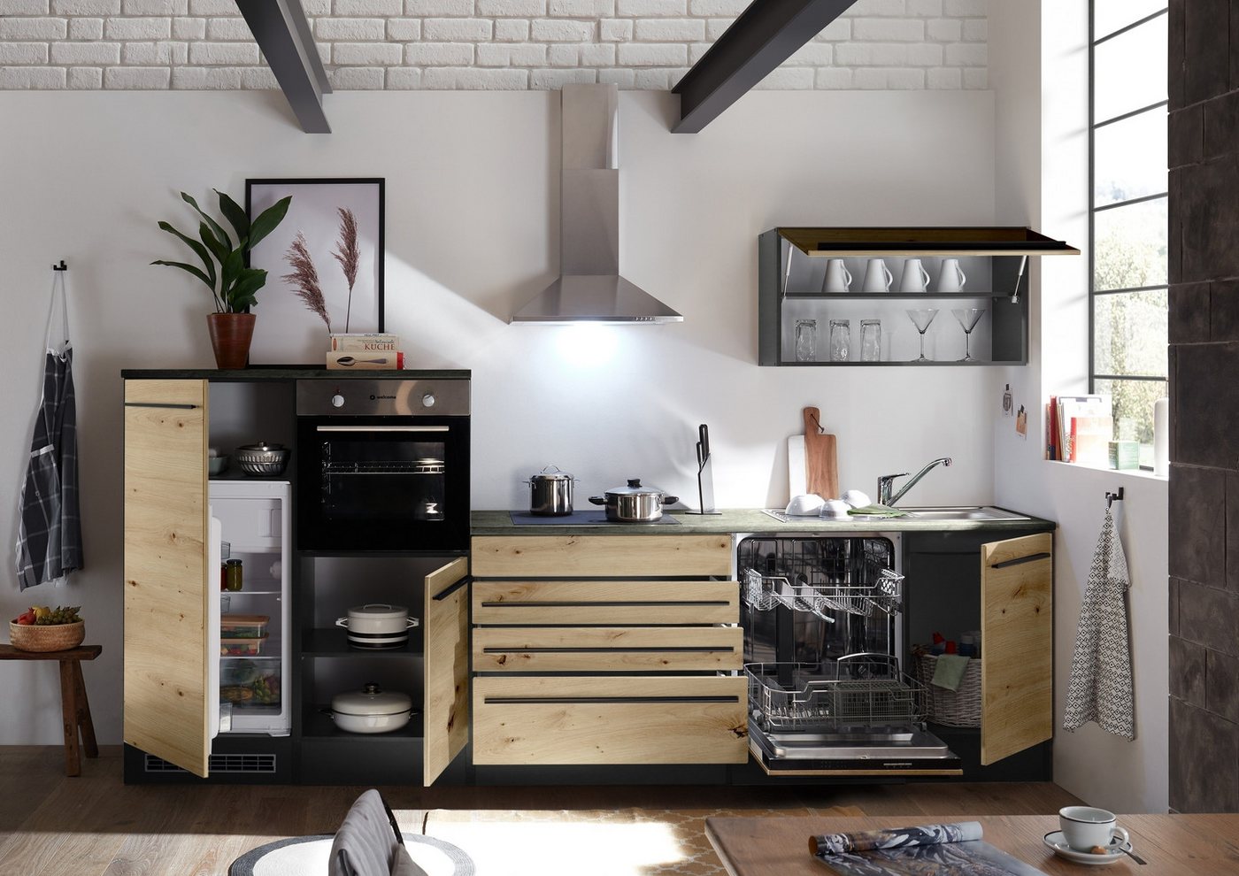PREISBRECHER Küche Jazz, 320 x 200 x 60 cm (B/H/T) – Bild 4 von 5