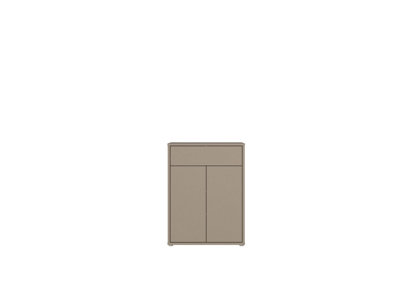 PREISBRECHER Schuhkommode ALICE SPRINGS, in Taupe - 74,5x99,1x34,9cm (BxHxT) – Bild 5 von 5