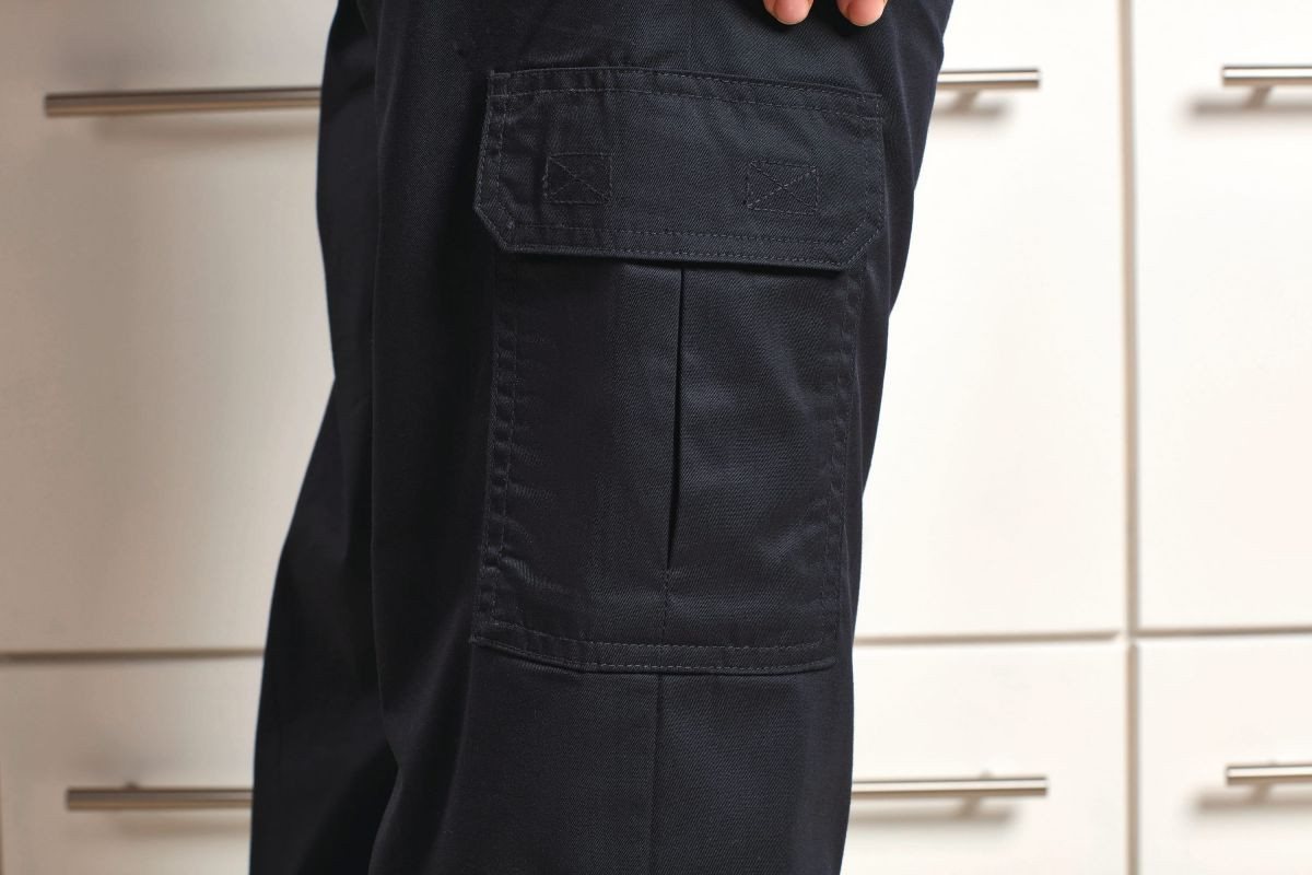 Premier Workwear Arbeitshose Essential Chefs Cargo Pocket Trousers, Länge: 82 cm – Bild 4 von 5