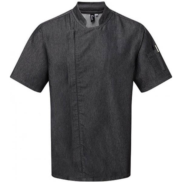 Premier Workwear Arbeitsjacke Kochjacke Chefs Zip-Close Short Sleeve Jacket