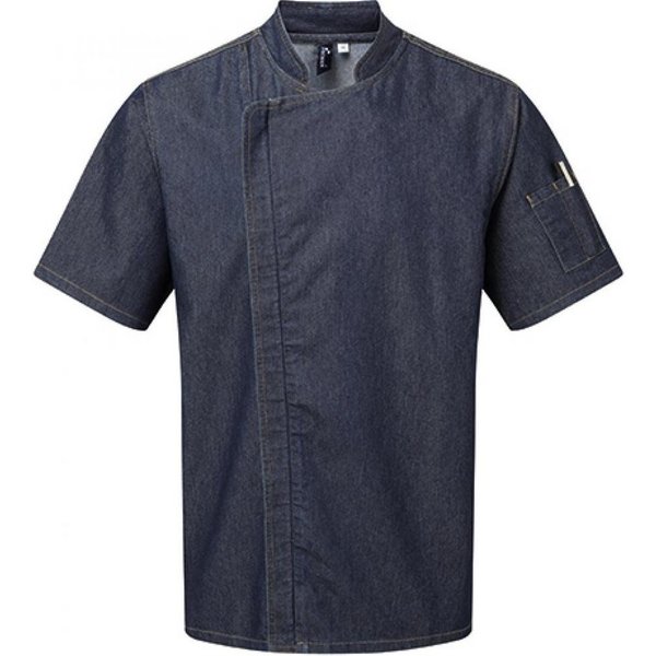 Premier Workwear Arbeitsjacke Kochjacke Chefs Zip-Close Short Sleeve Jacket