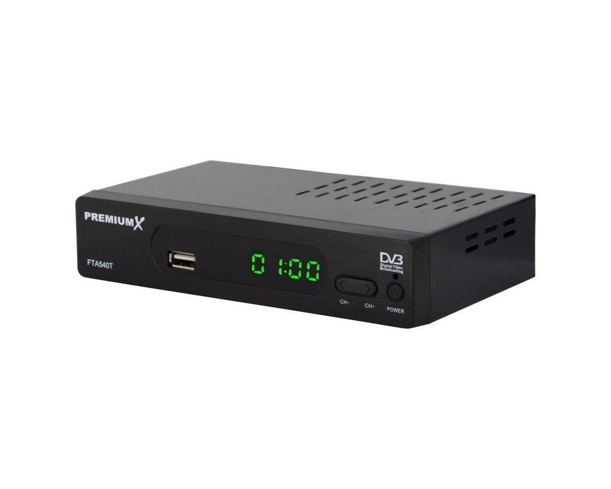 PremiumX FTA 540T FullHD Digital DVB-T2 Terrestrischer Receiver H.265 USB SCART DVB-T2 Receiver – Bild 5 von 5