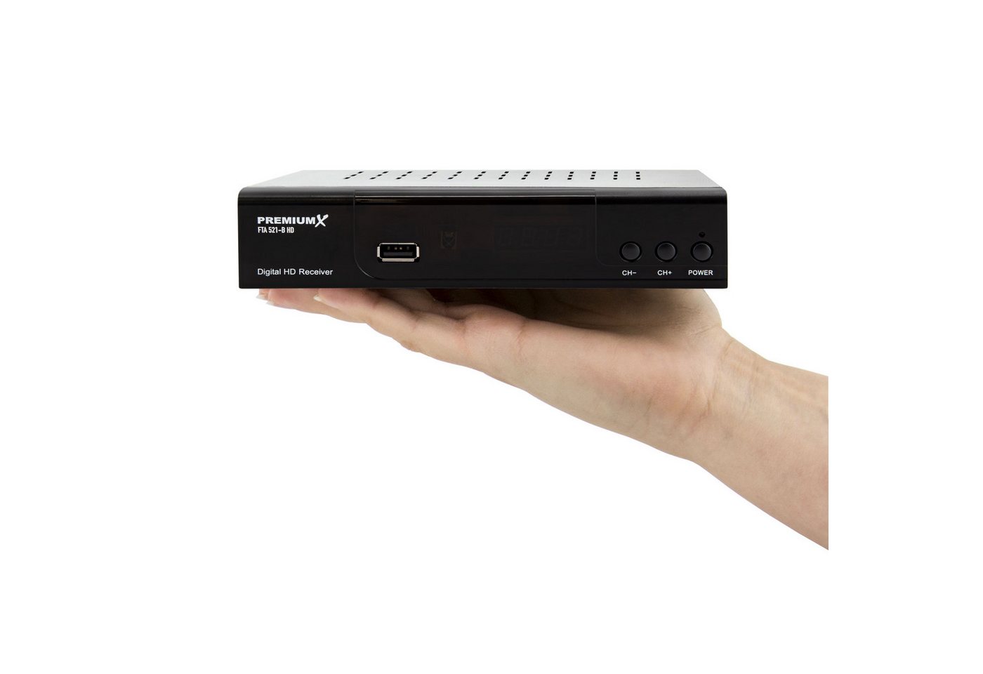 PremiumX HD 521 B FTA Digital SAT Receiver DVB-S2 FullHD HDMI SCART USB SAT-Receiver – Bild 5 von 5