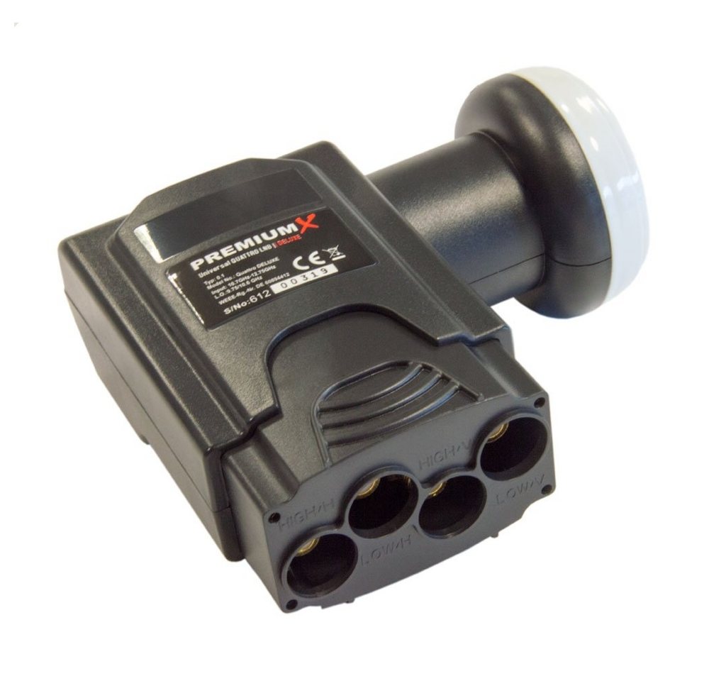PremiumX SAT-Multischalter Multischalter PXMS-5/8 mit Netzteil Deluxe Quattro LNB 0,1dB 4K 8K – Bild 4 von 5